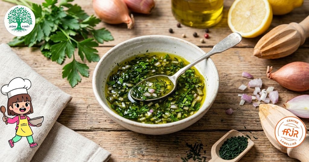 Vinaigrette à la spiruline - Jeûne & Forêt - Randonnée bien être Santé Énergie